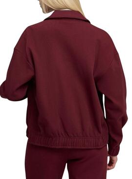 Sportjacke Puma T7 Relaxed Granat für Damen.