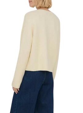 Pullover Only Katia in Beige für Damen.