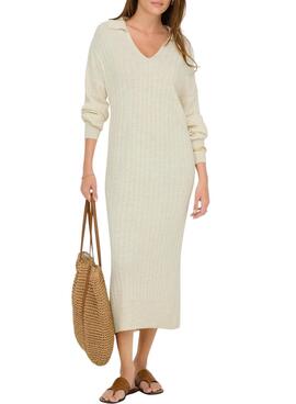 Kleid Only Tessa beige für Frauen