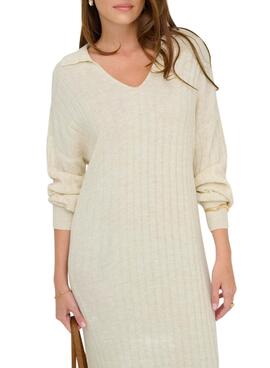 Kleid Only Tessa beige für Frauen