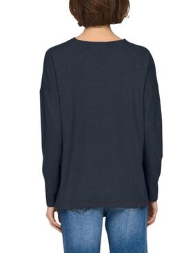 Pullover Only Malio in Marineblau für Damen.