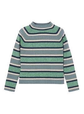 Mayoral Halbhohe Strickpullover in Grün für Mädchen.