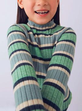 Mayoral Halbhohe Strickpullover in Grün für Mädchen.