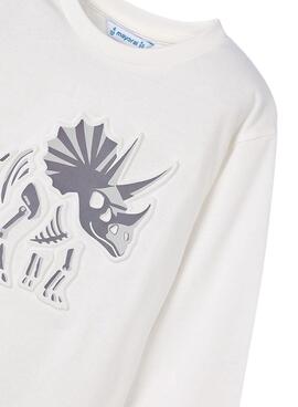 T-Shirt Mayoral mit reliefartigem Dinosaurier für Jungen