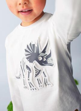 T-Shirt Mayoral mit reliefartigem Dinosaurier für Jungen