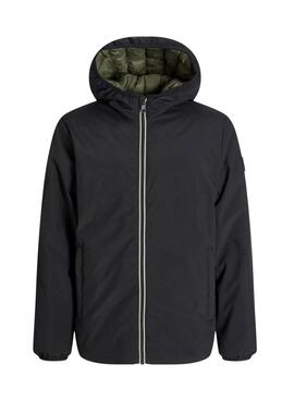 Jack and Jones Brook Schwarze Wendbare Jacke.