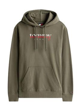 Tommy Jeans DNA Kapuzenpullover in Grün für Herren