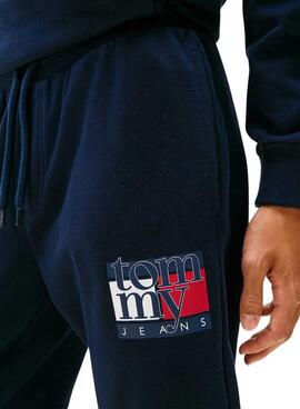 Jogginghose Tommy Jeans Jogger in Blau für Herren