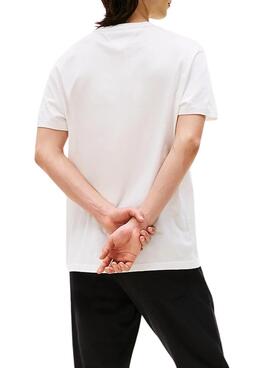 T-Shirt Tommy Jeans DNA weiß für Herren