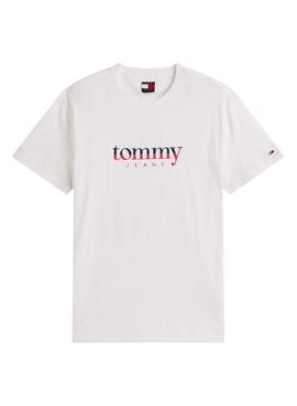 T-Shirt Tommy Jeans DNA weiß für Herren