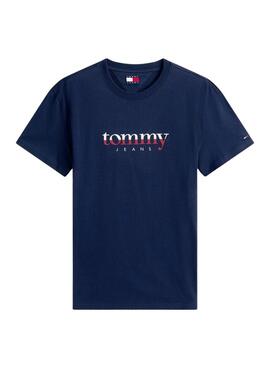 T-Shirt Tommy Jeans DNA in Marineblau für Herren
