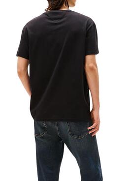 T-Shirt Tommy Jeans DNA Schwarz für Herren