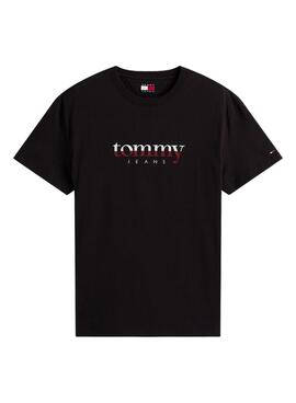 T-Shirt Tommy Jeans DNA Schwarz für Herren