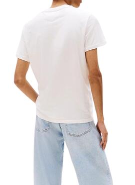 T-Shirt Tommy Jeans Flag in Weiß für Herren