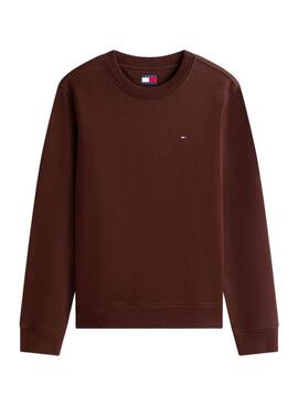 Tommy Jeans Flag Sweatshirt braun für Frauen