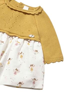 Kleid Mayoral Strickmuster für Baby