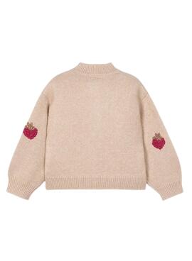 Mayoral Strickjacke Fantasie Beige für Mädchen