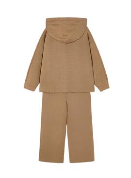 Hose und Pullover in Kamel für Mädchen von Mayoral