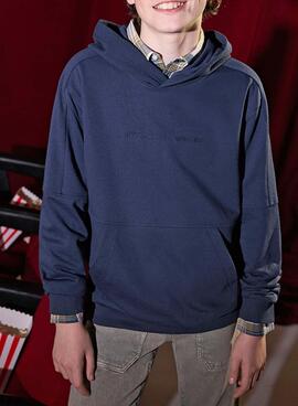 Sweatshirt Mayoral marineblau bestickt für Jungen