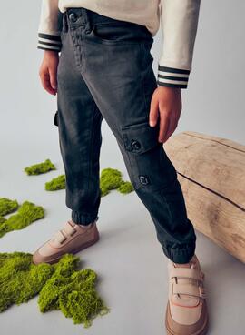 Hose Mayoral Cargo grau für Jungen