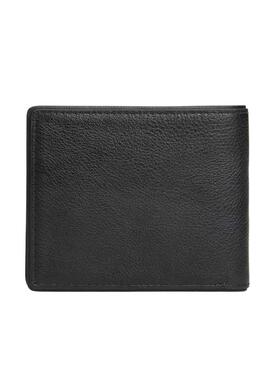Tommy Hilfiger Geldbörse aus faltbarem Leder Corporate mit schwarzer Münztasche für Herren