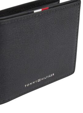 Brieftasche Tommy Hilfiger aus schwarzem Corporate-Leder für Herren