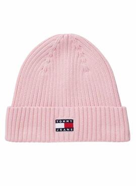 Hut Tommy Jeans Heritage ausgestattet mit rosa Logo für Frauen