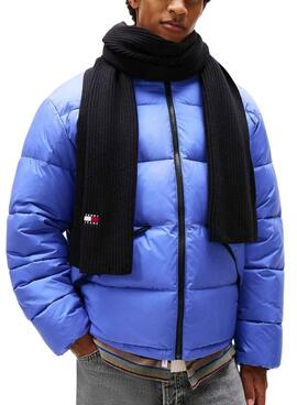 Schwarzer Tommy Jeans Heritage Strickschal für Herren.