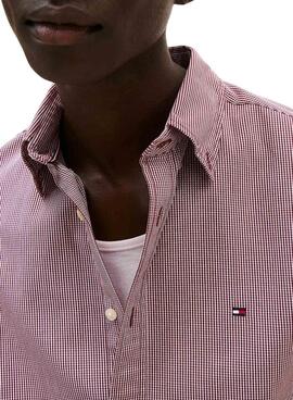 Tommy Hilfiger Hemd mit kariertem Granatapfel-Popeline für Herren