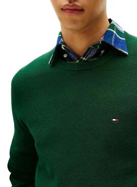 Tommy Hilfiger Essential Structure Jersey in Grün für Herren