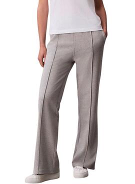 Trainingshose Calvin Klein Logo grau für Damen