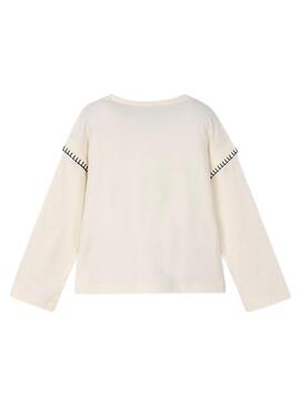 T-Shirt Mayoral Bär beige für Mädchen.