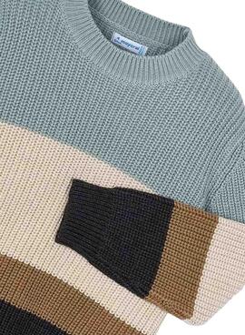 Mayoral Jersey mit blauen Streifen für Jungen