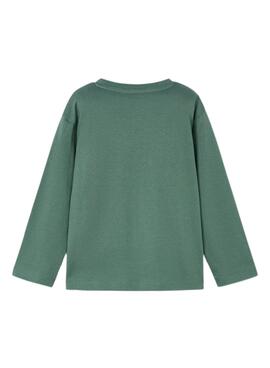 T-Shirt Mayoral Basic Buchstaben Grün für Jungen.