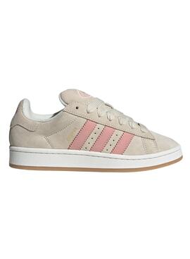 Turnschuhe Adidas Campus 00S Beige und Rosa für Frauen