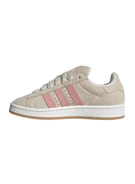 Turnschuhe Adidas Campus 00S Beige und Rosa für Frauen