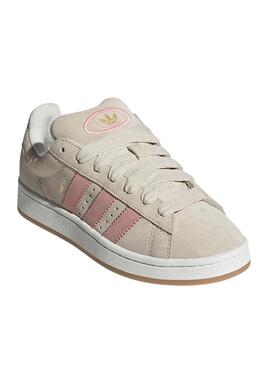 Turnschuhe Adidas Campus 00S Beige und Rosa für Frauen