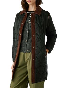 Gepolsterte Jacke Pepe Jeans Paola schwarz für Damen
