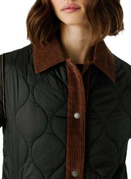 Gepolsterte Jacke Pepe Jeans Paola schwarz für Damen