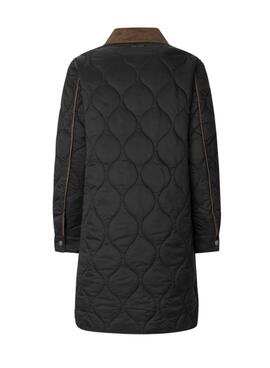 Gepolsterte Jacke Pepe Jeans Paola schwarz für Damen