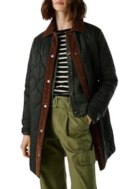 Gepolsterte Jacke Pepe Jeans Paola schwarz für Damen