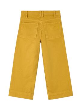 Hose Mayoral Twill gelb für Mädchen