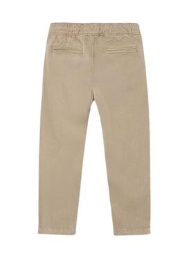 Chino Hose Mayoral Jogger in Toastfarbe für Jungen