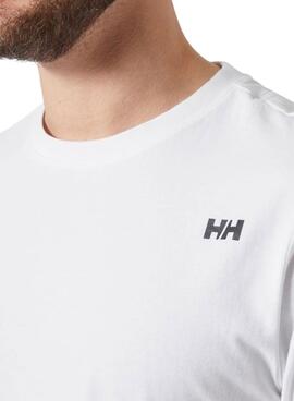T-Shirt Helly Hansen Core Graphic weiß für Herren.