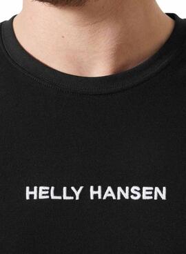 T-Shirt Helly Hansen Core schwarz für Herren.
