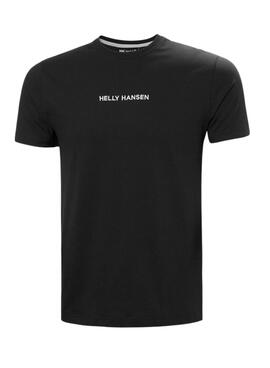 T-Shirt Helly Hansen Core schwarz für Herren.