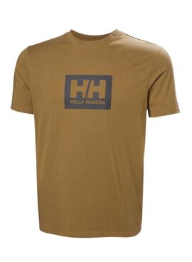 T-shirt Helly Hansen Box braun für Herren.