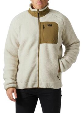 Jacke Helly Hansen Panorama Block aus beigeem Pelz für Herren