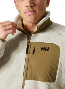 Jacke Helly Hansen Panorama Block aus beigeem Pelz für Herren