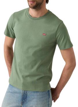 T-Shirt Levis Original Housemark Lorbeergrün für Herren